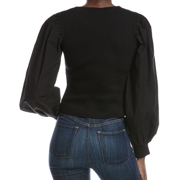 Elegant Black Women's Top - Picture 2 of 3